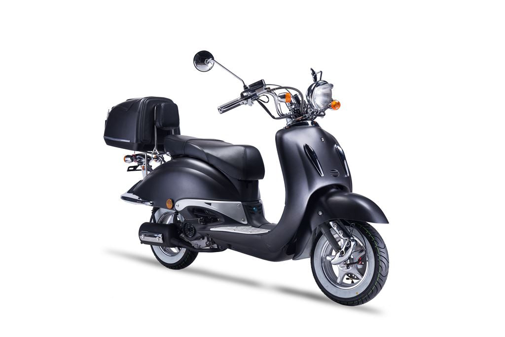 Strada - 50 ccm Euro 5 mattschwarz - Sitzbank schwarz - Heute bestellen, Vorfreude sichern - Lieferung startet Ende September