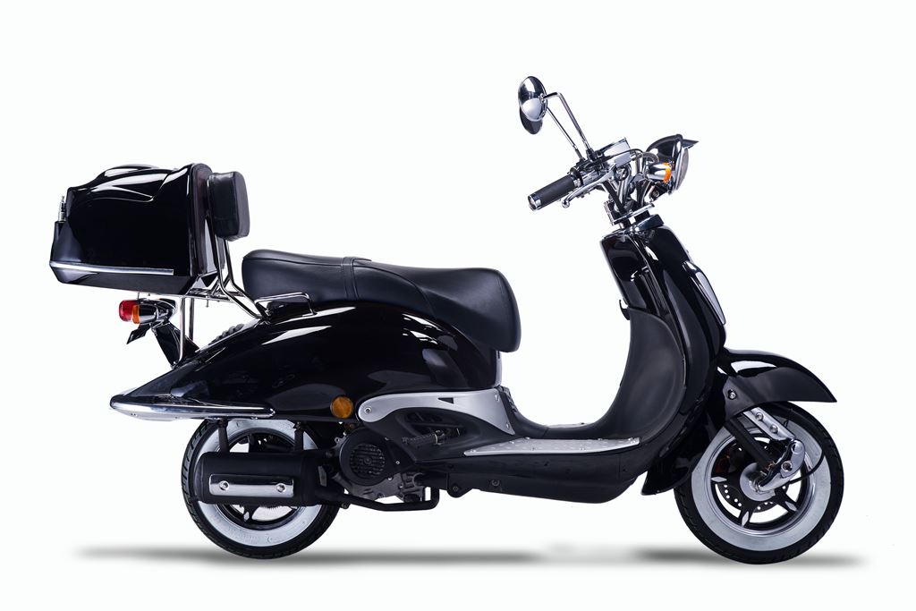 Strada - 125 ccm Euro 5+ schwarz - Sitzbank schwarz - Heute bestellen, Vorfreude sichern - Lieferung startet Ende September