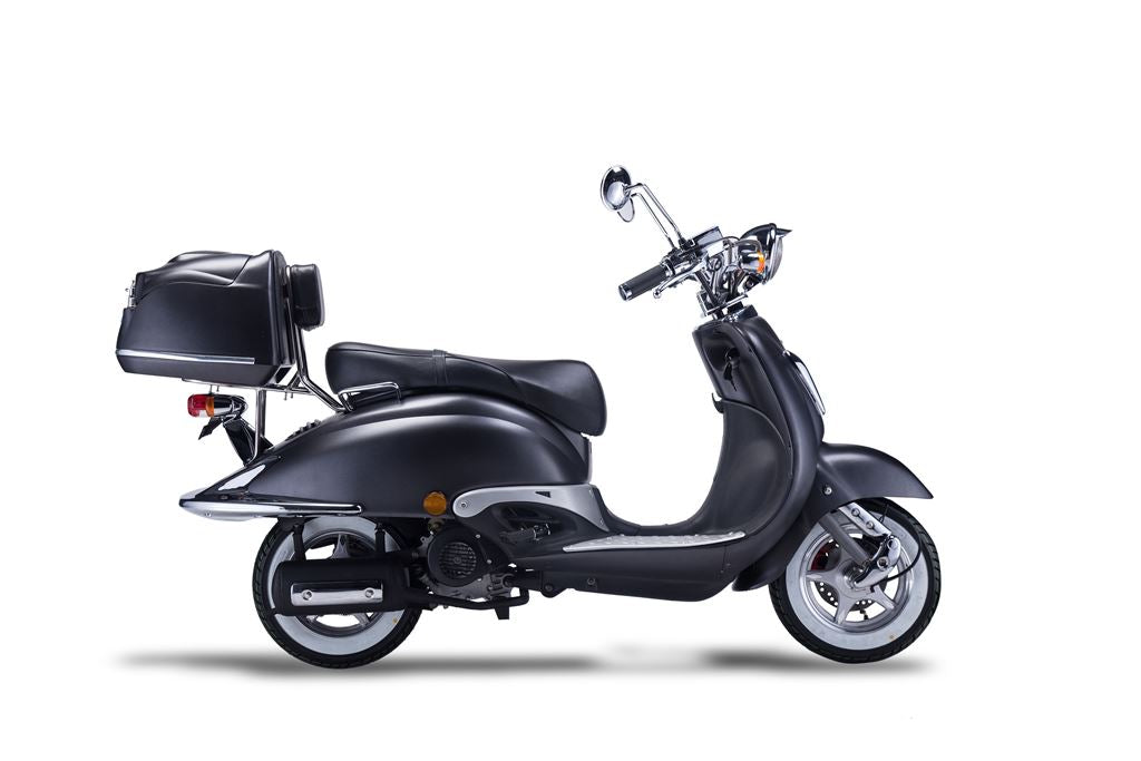 Strada - 125 ccm Euro 5+ mattschwarz - Sitzbank schwarz - Heute bestellen, Vorfreude sichern - Lieferung startet Ende September