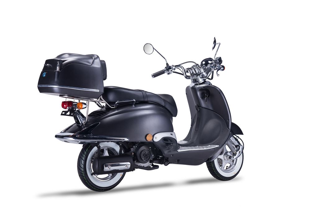 Strada - 125 ccm Euro 5+ mattschwarz - Sitzbank schwarz - Heute bestellen, Vorfreude sichern - Lieferung startet Ende September