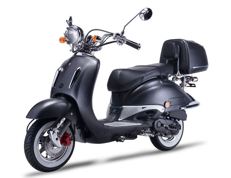 Strada - 125 ccm Euro 5+ mattschwarz - Sitzbank schwarz - Heute bestellen, Vorfreude sichern - Lieferung startet Ende September