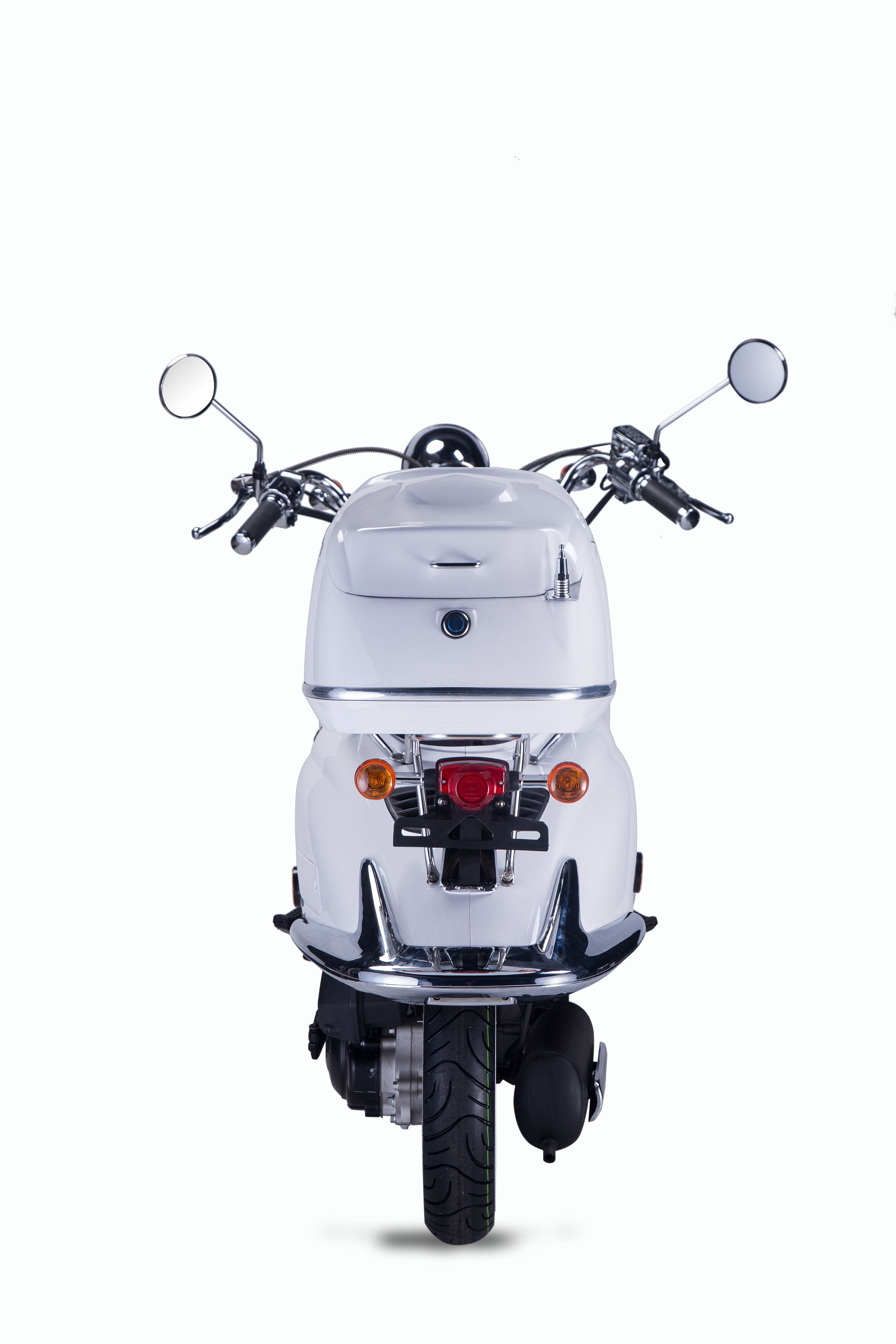 Strada - 125 ccm Euro 5+ weiß - Sitzbank braun - Heute bestellen, Vorfreude sichern - Lieferung startet Ende September