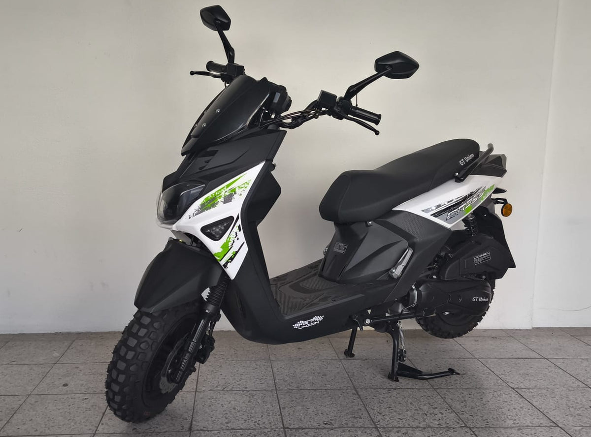 Cross 2.0 125ccm 85 km/h Euro 5+ weiß-grün - B-Ware