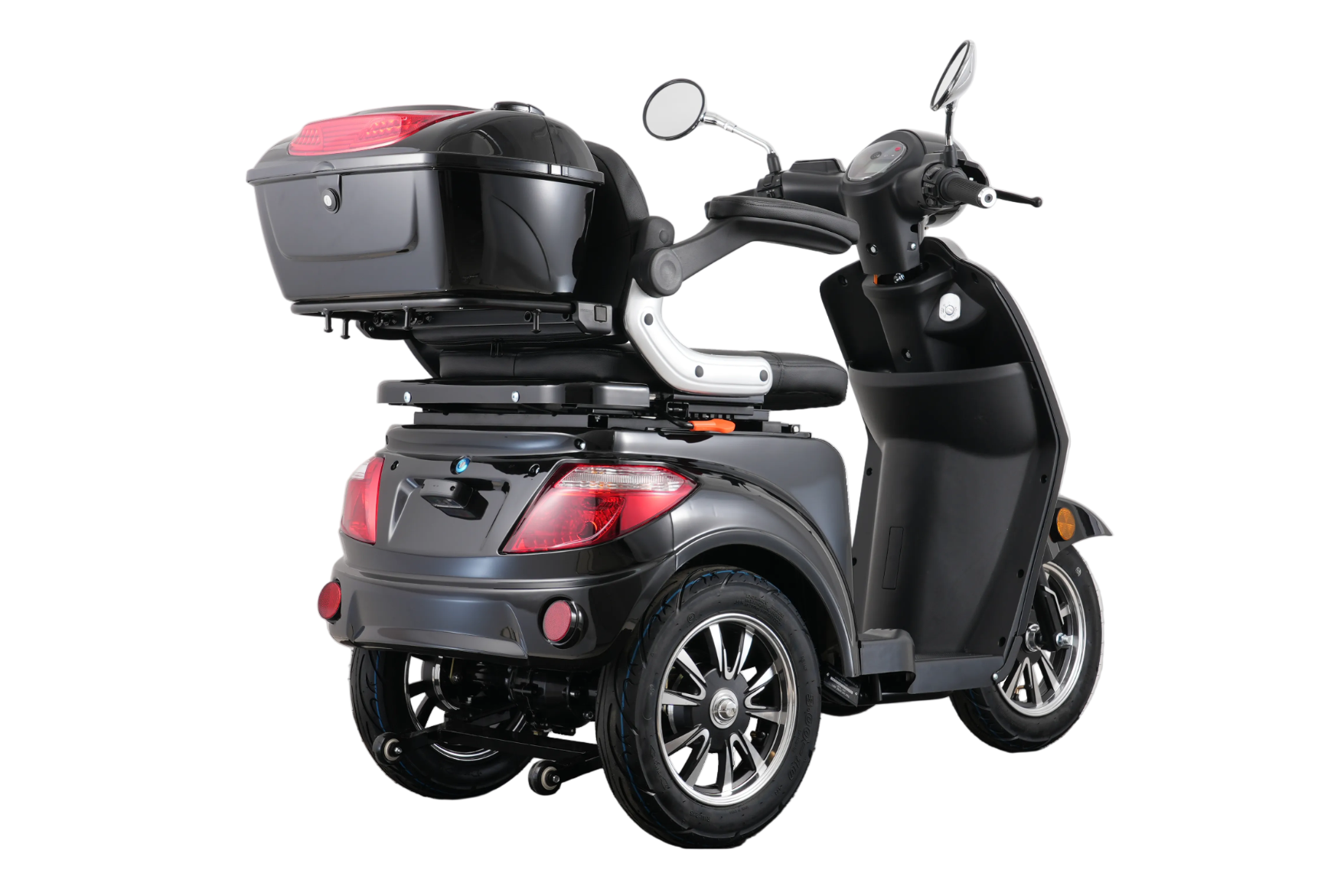 Seniorenmobil AM E-Trike Pro - schwarz mit Hardkoffer