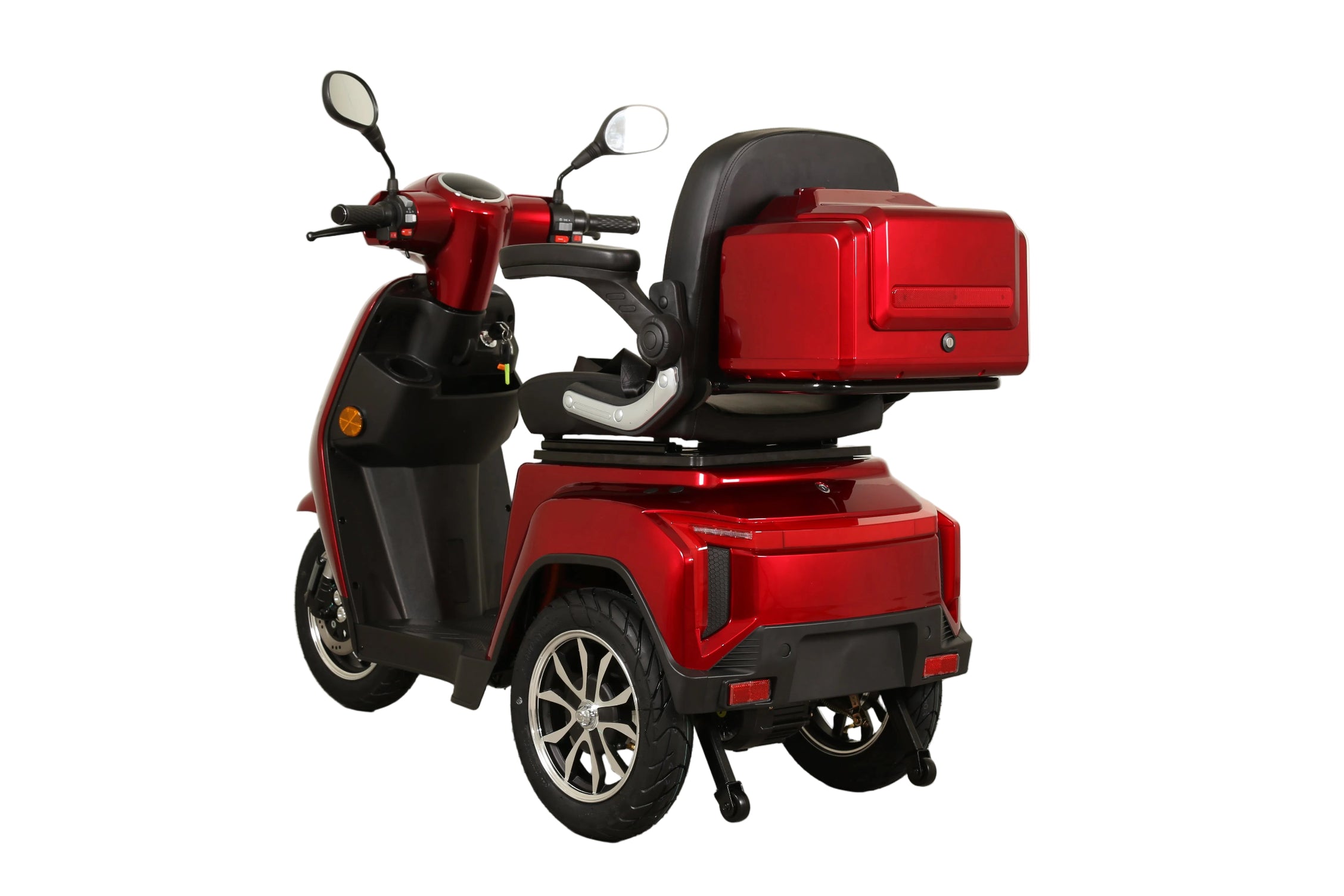 Seniorenmobil AM E-Rider 1000, 25 km/h - rot mit Top Case