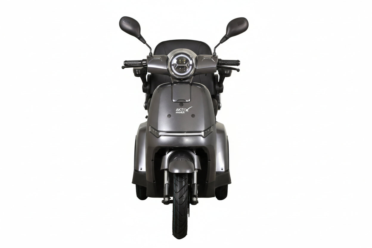 Seniorenmobil AM E-Rider 1000, 25 km/h - grau mit Top Case