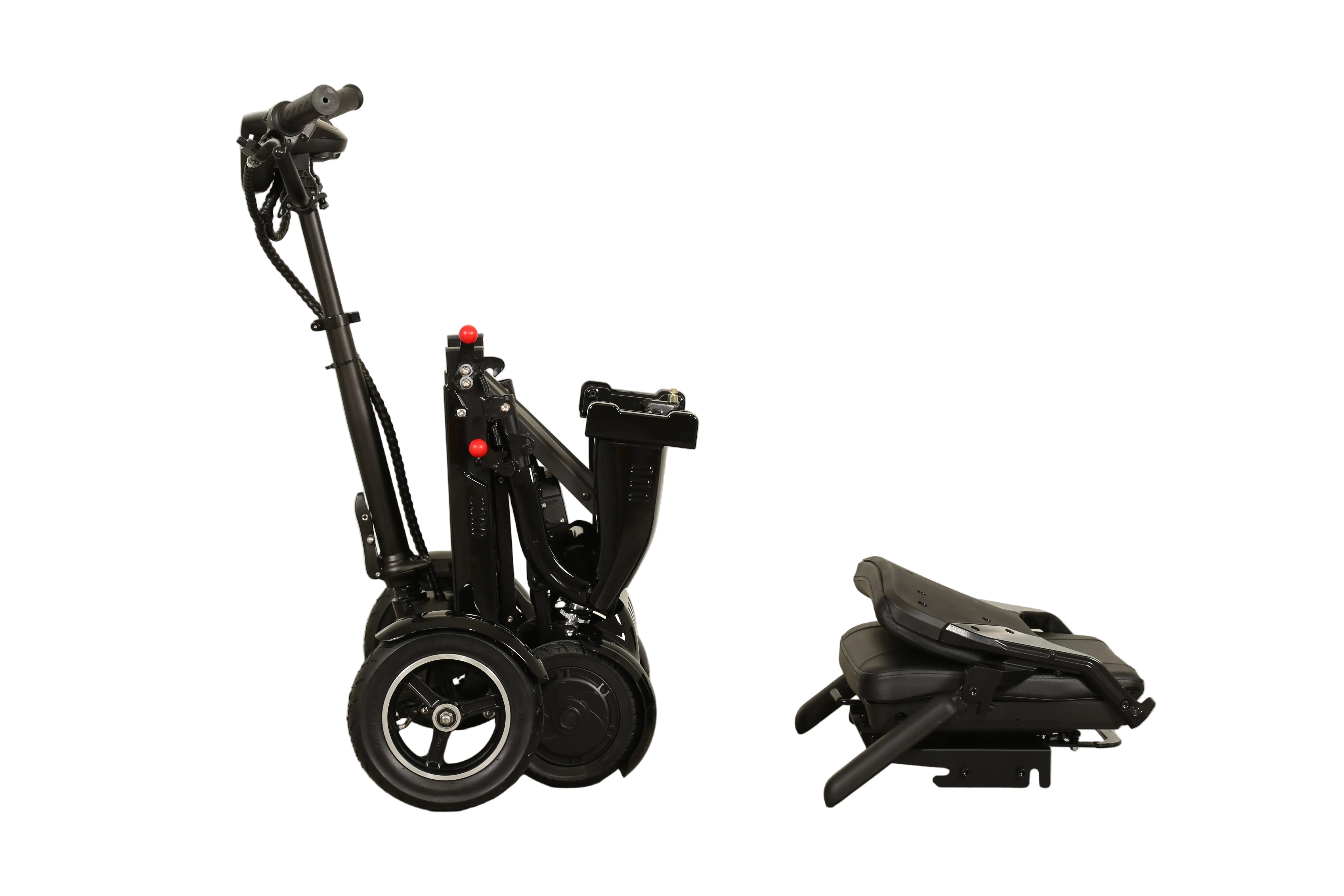 Seniorenmobil AM Klapp Quad 400 Li Ion Akku, 6 km/h mit 3 Gängen - klappbar - schwarz