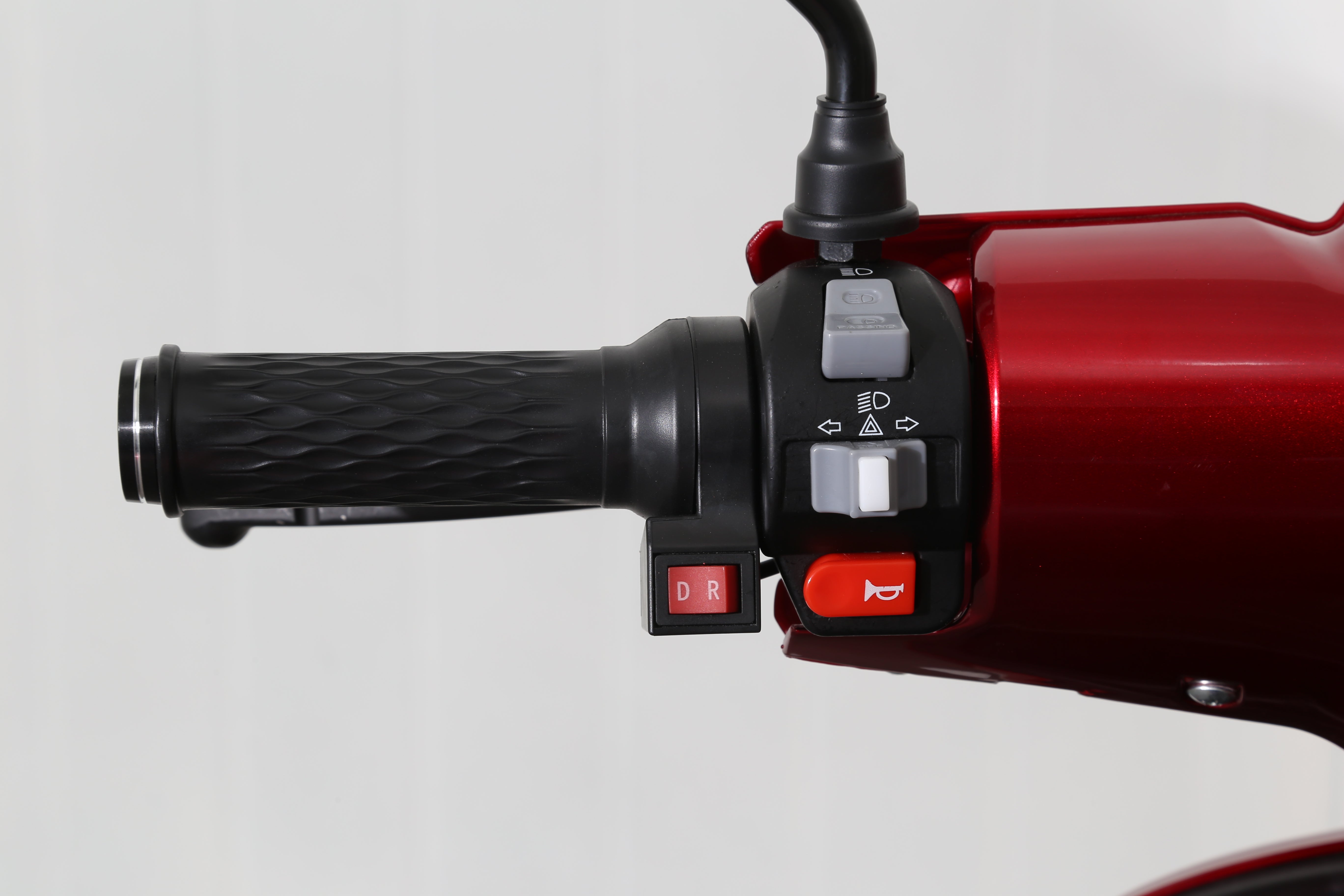 Seniorenmobil AM E-Rider 1000, 25 km/h - rot mit Top Case