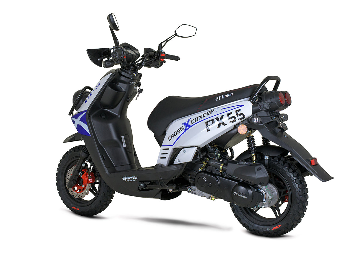 PX55 Cross Concept 125ccm Euro 5+ blau-weiss ab Ende August wieder verfügbar