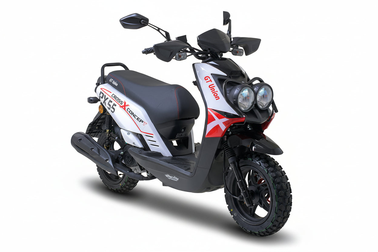 PX55 Cross Concept - 50ccm Euro 5 rot -weiß ab Ende August 2026 wieder verfügbar