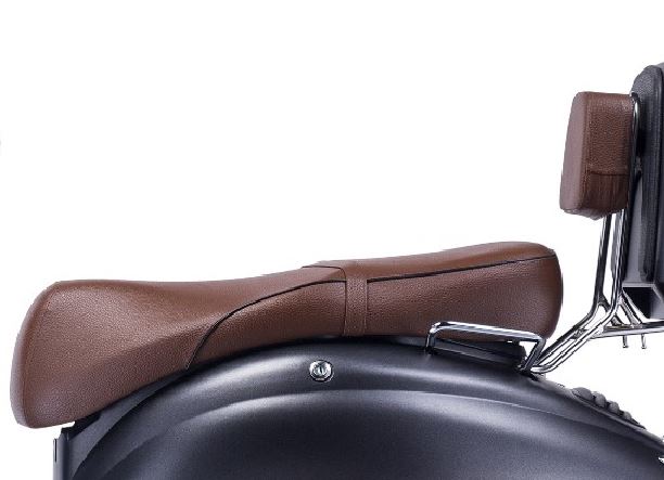 Sitzbank braun mit Rückenpolster für Strada und Techno Classic