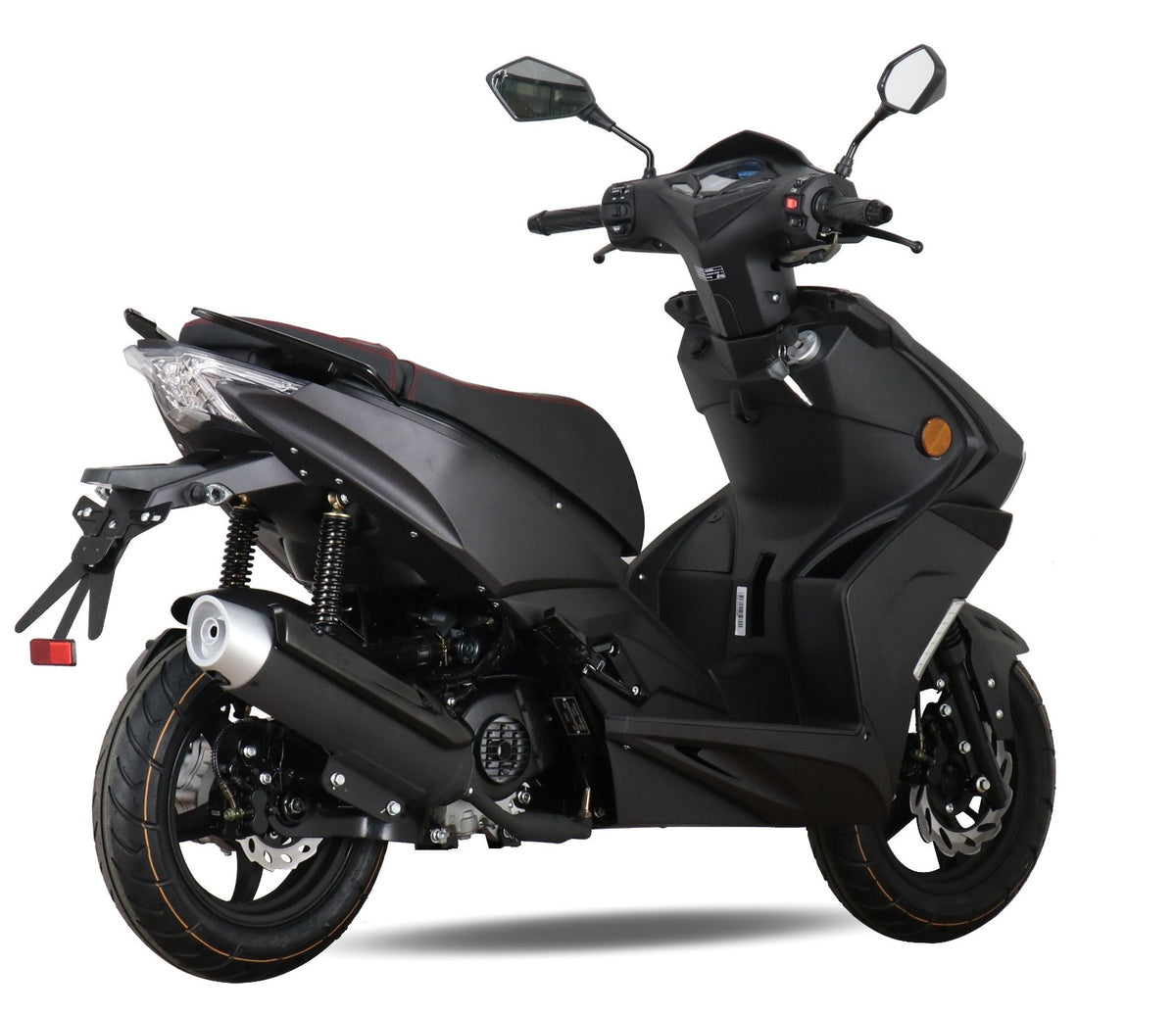 Striker-125 ccm Euro 5+ mattschwarz