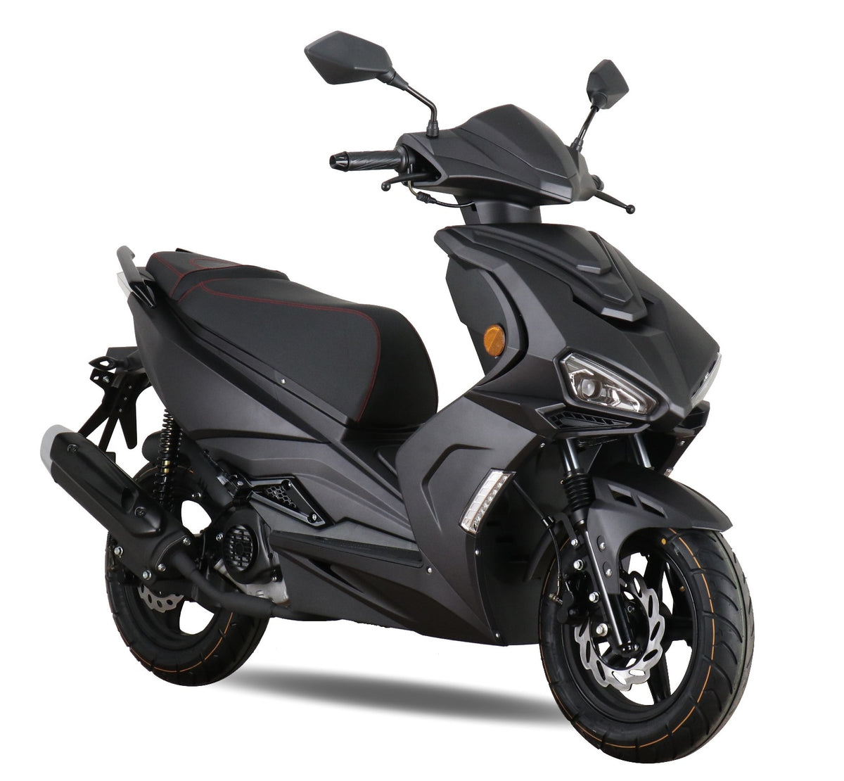 Striker-125 ccm Euro 5+ mattschwarz