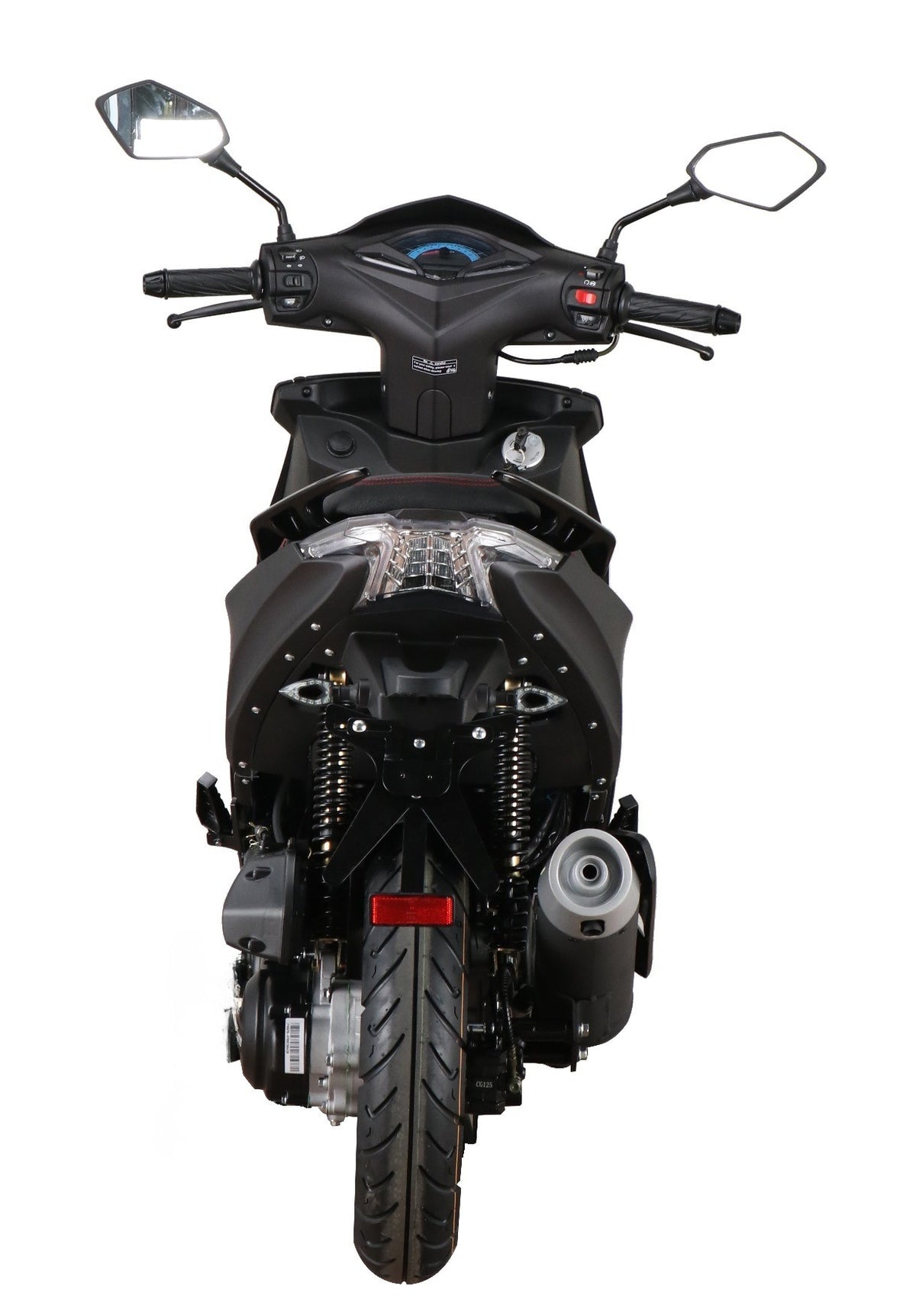 Striker-125 ccm Euro 5+ mattschwarz