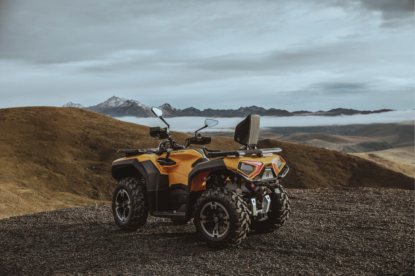 Hisun - ATV Guardian 400 31 PS 400ccm - schwarz - Lenkerschutz, Gepäckträger vorne & hinten