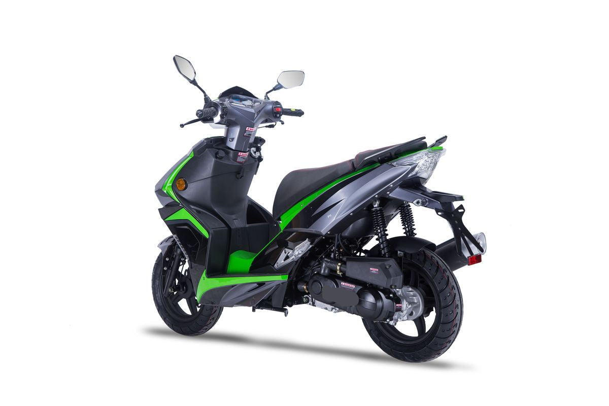 Striker - 50 ccm Euro 5 schwarz-grün - Heute bestellen, Vorfreude sichern – Lieferung startet am 24.08.2026