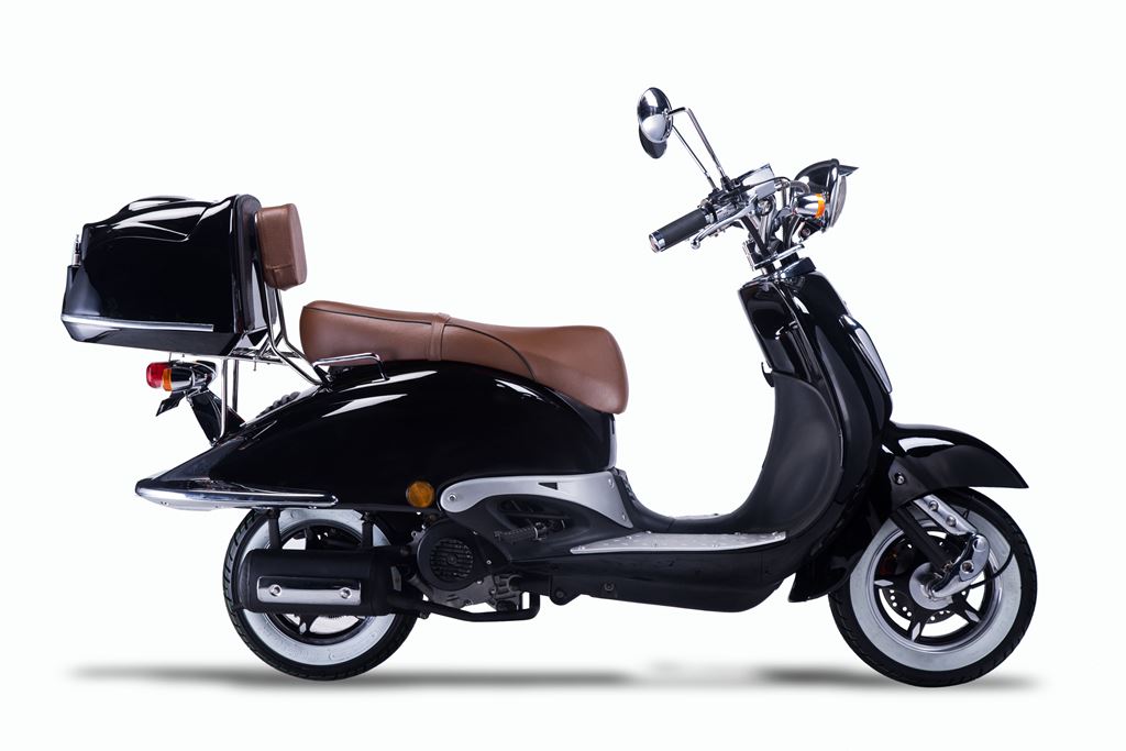 Strada - 50 ccm Euro 5 schwarz - Sitzbank Farbe wählbar - Heute bestellen, Vorfreude sichern - Lieferung startet Ende September