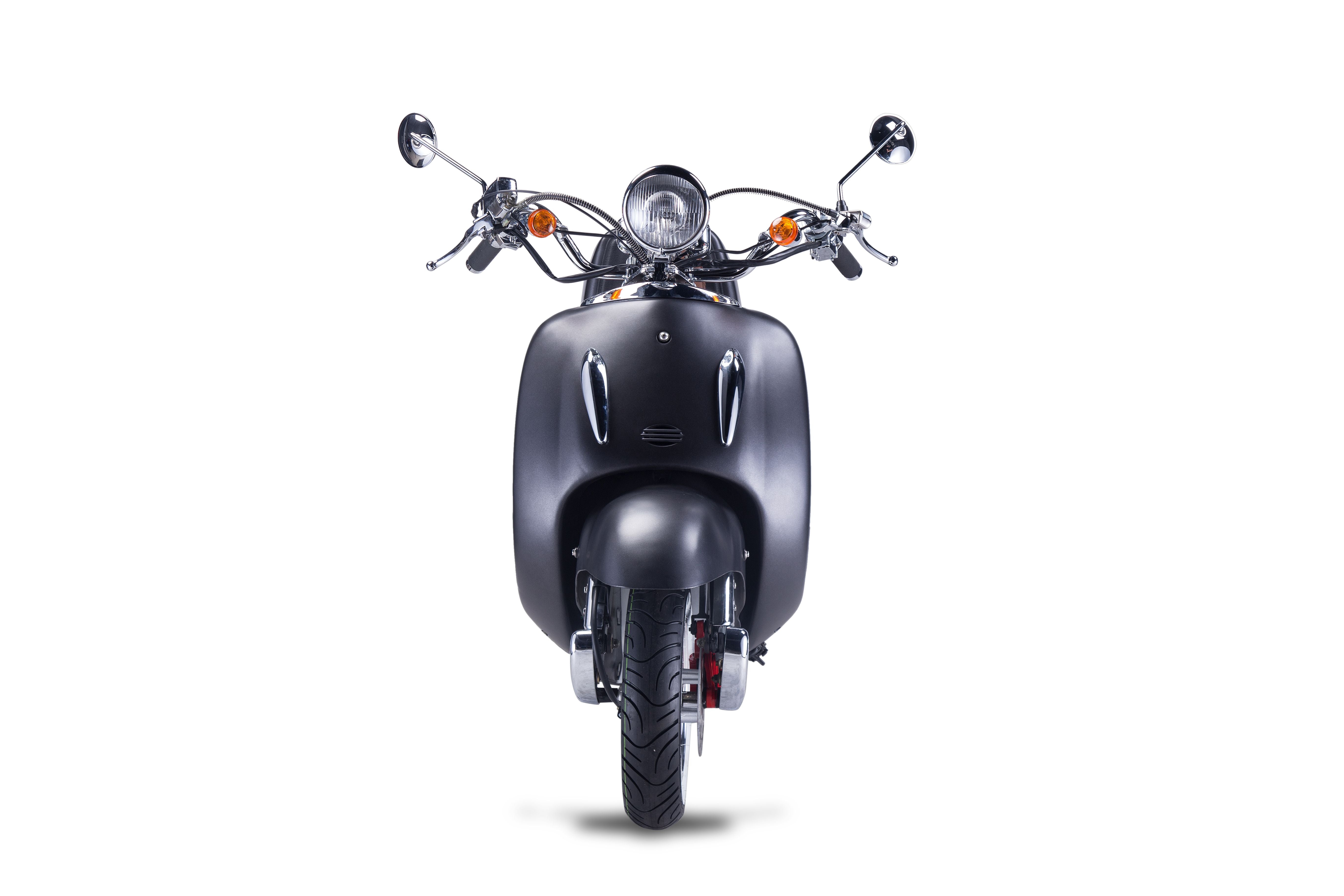Strada - 50 ccm Euro 5 mattschwarz - Sitzbank schwarz - Heute bestellen, Vorfreude sichern - Lieferung startet Ende September
