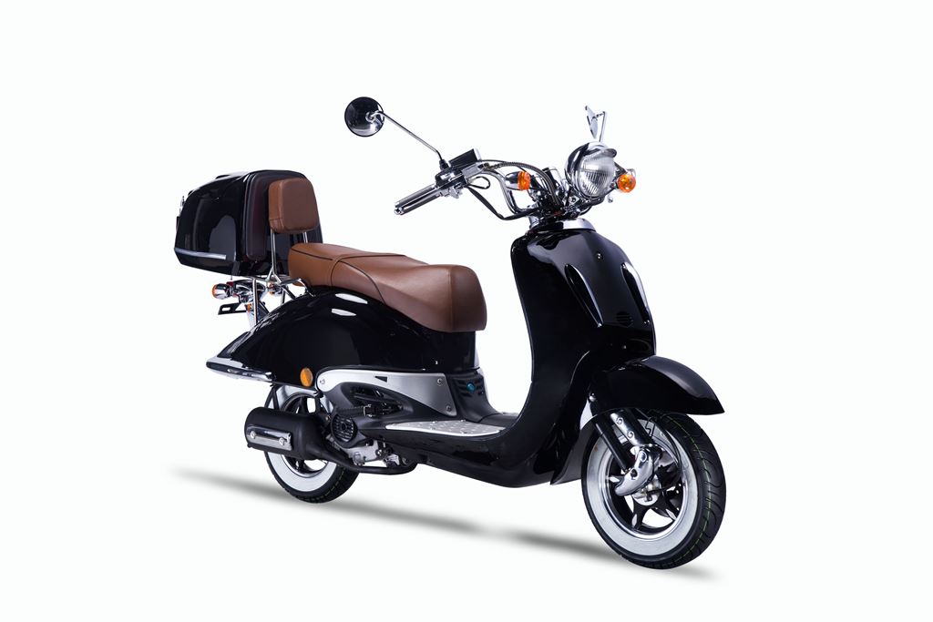 Strada - 125 ccm Euro 5+ schwarz - Sitzbank Farbe wählbar  - Heute bestellen, Vorfreude sichern - Lieferung startet Ende September