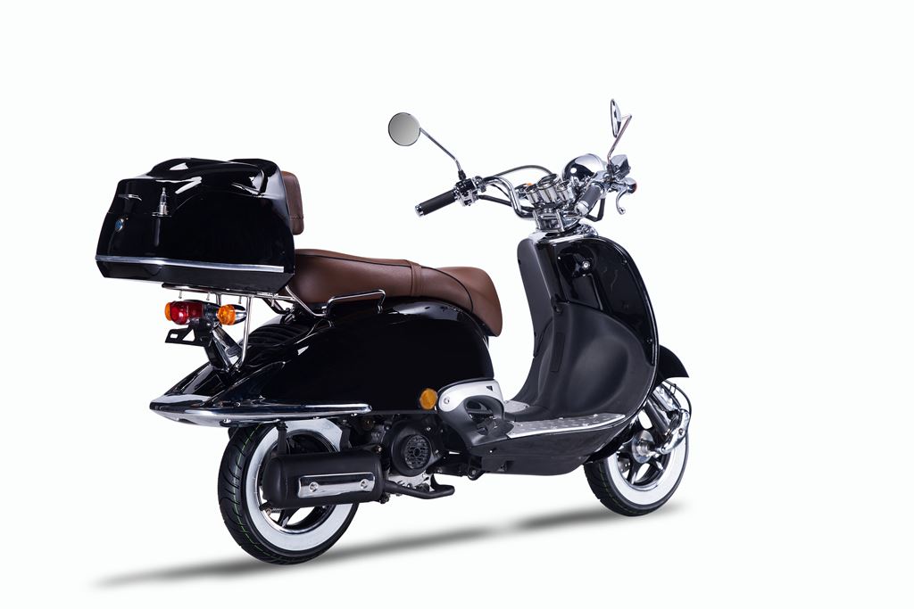Strada - 125 ccm Euro 5+ schwarz - Sitzbank Farbe wählbar  - Heute bestellen, Vorfreude sichern - Lieferung startet Ende September