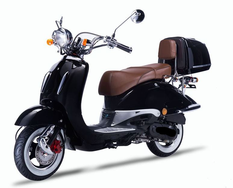 Strada - 125 ccm Euro 5+ schwarz - Sitzbank Farbe wählbar  - Heute bestellen, Vorfreude sichern - Lieferung startet Ende September