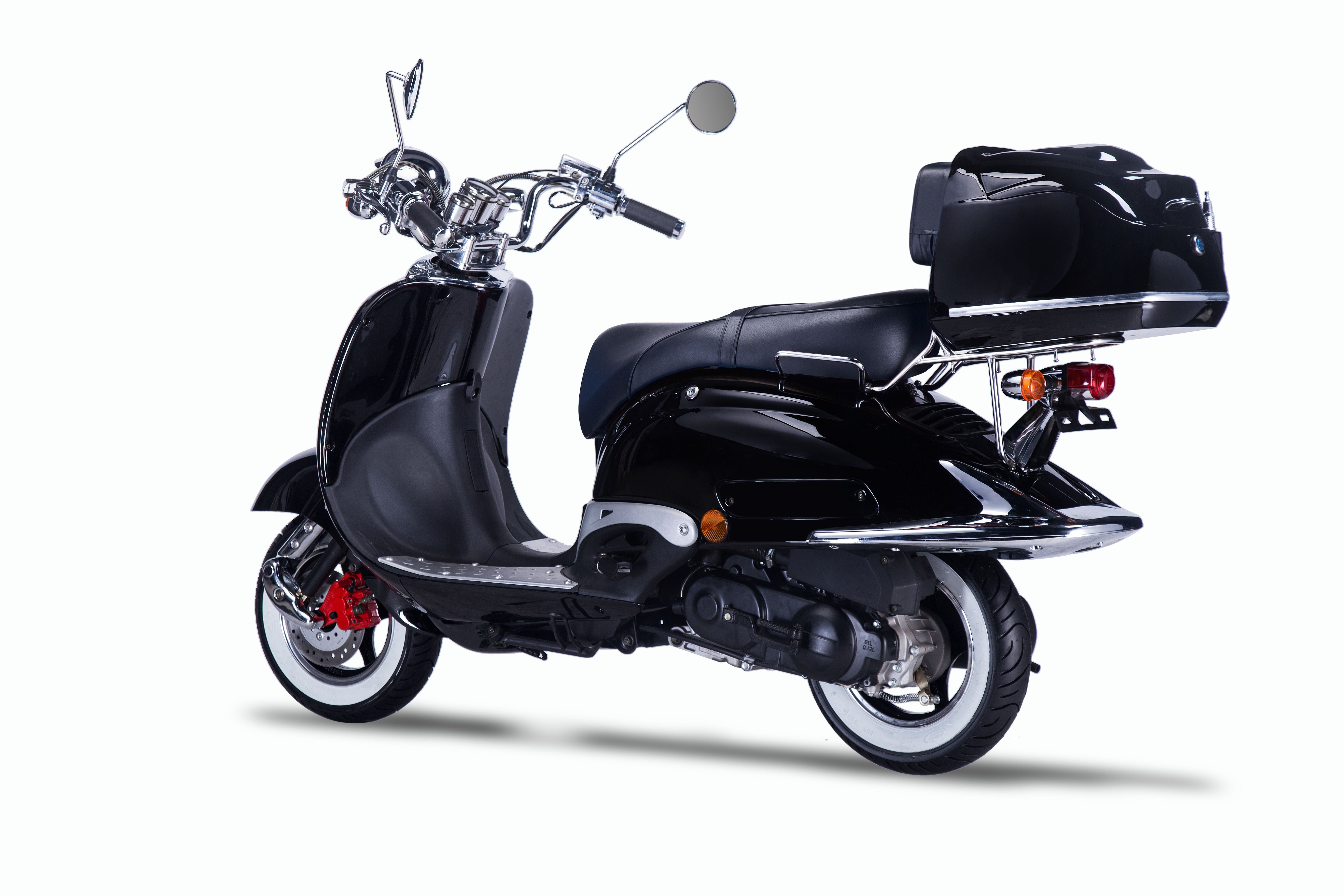 Strada - 125 ccm Euro 5+ schwarz - Sitzbank schwarz  - Heute bestellen, Vorfreude sichern - Lieferung startet Ende September