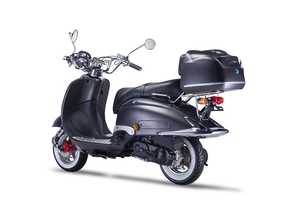Strada - 125 ccm Euro 5+ mattschwarz - Sitzbank schwarz  - Heute bestellen, Vorfreude sichern - Lieferung startet Ende September