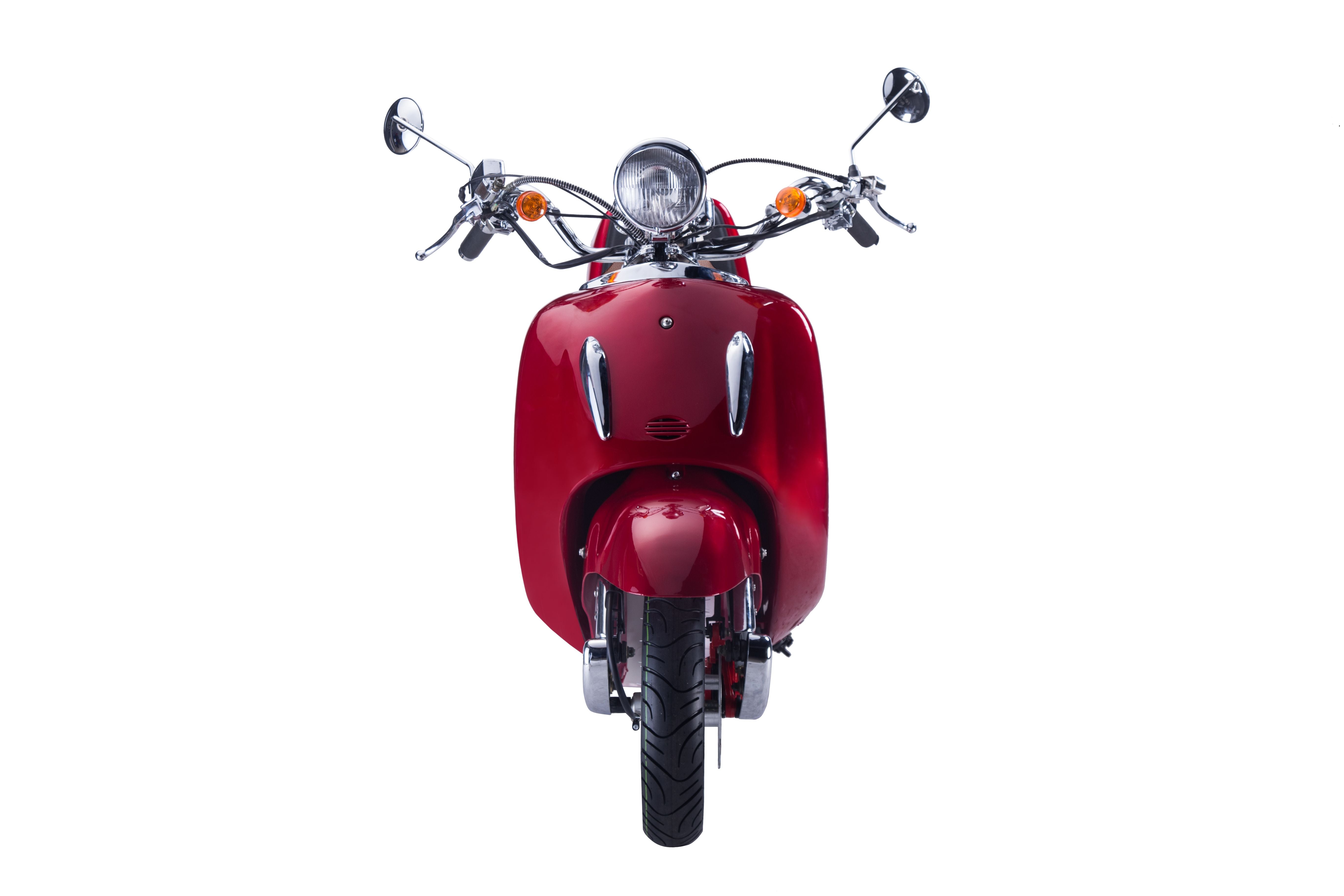 Strada - 125 ccm Euro 5+ rot - Sitzbank Farbe wählbar  - Heute bestellen, Vorfreude sichern - Lieferung startet Ende September