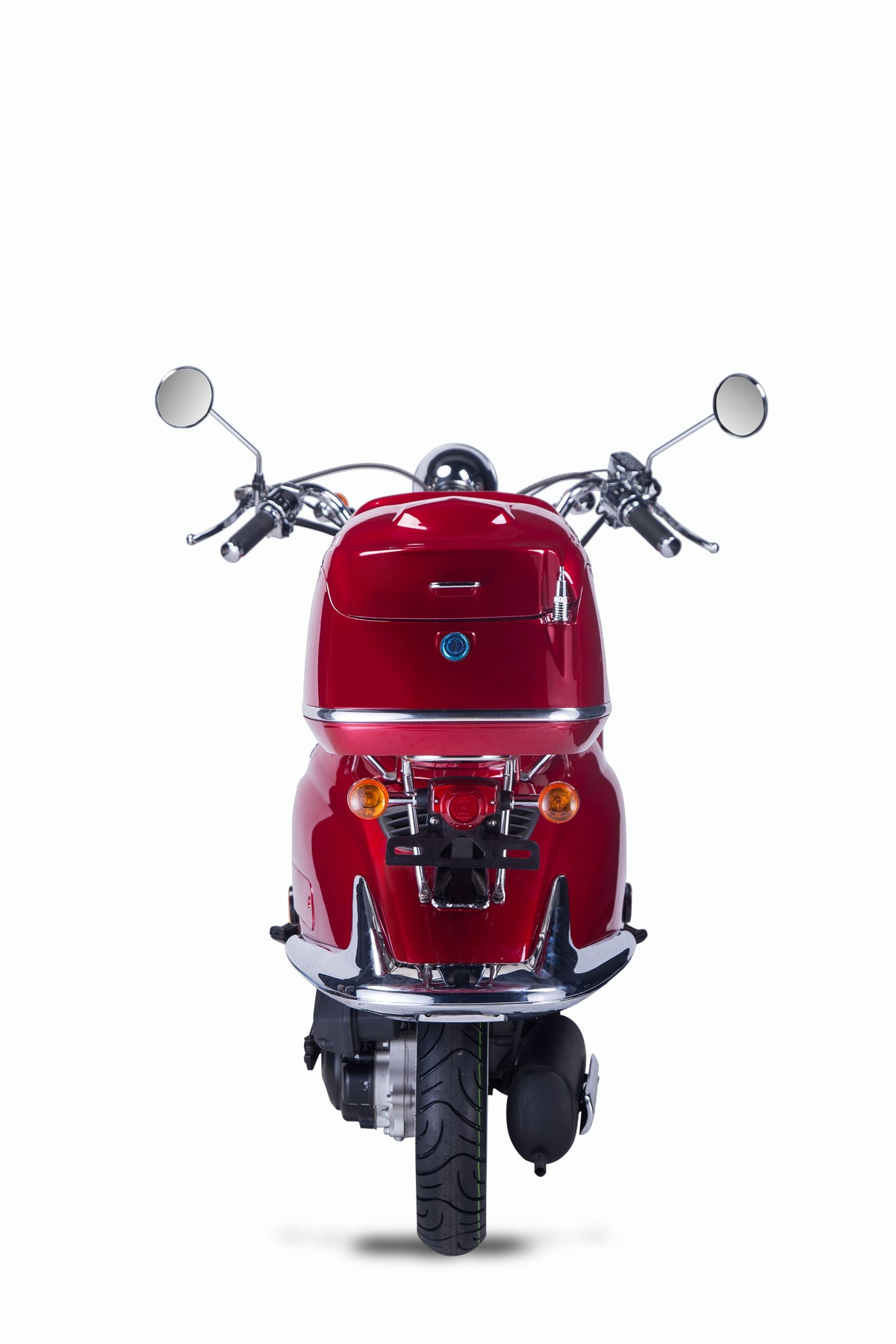 Strada - 125 ccm Euro 5+ rot - Sitzbank weiß