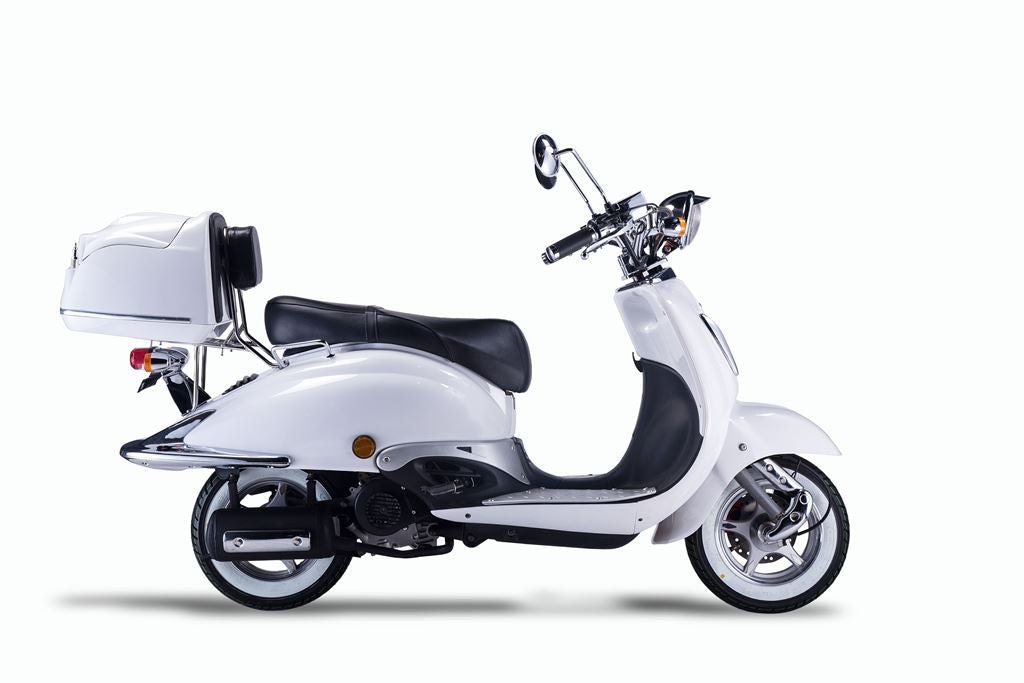 Strada - 125 ccm Euro 5+ weiß - Sitzbank schwarz - Heute bestellen, Vorfreude sichern - Lieferung startet Ende September