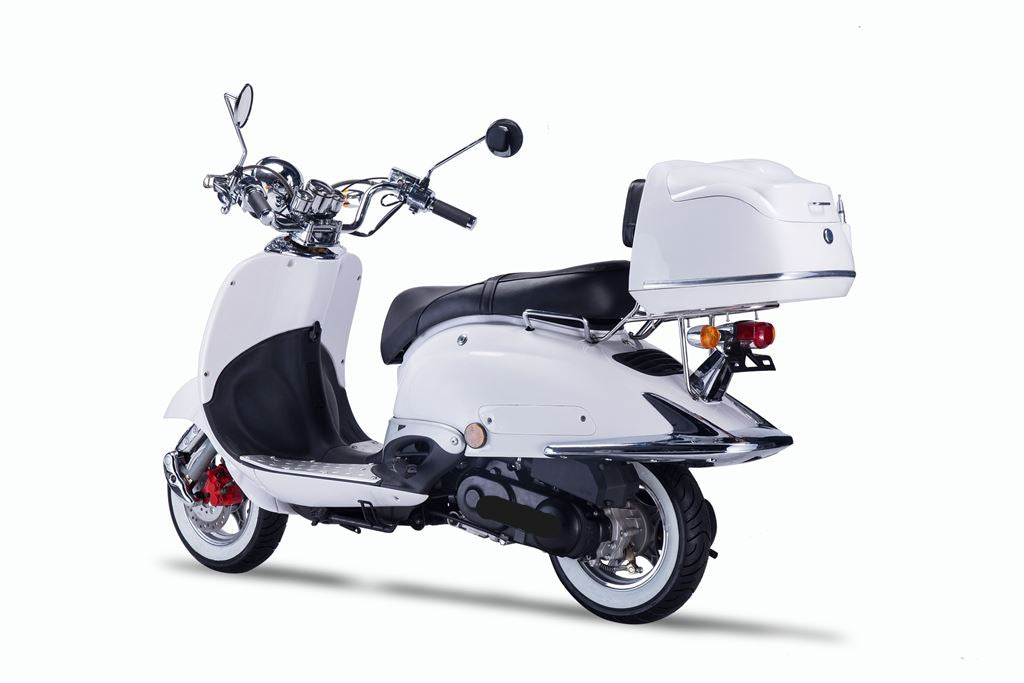 Strada - 125 ccm Euro 5+ weiß - Sitzbank schwarz - Heute bestellen, Vorfreude sichern - Lieferung startet Ende September