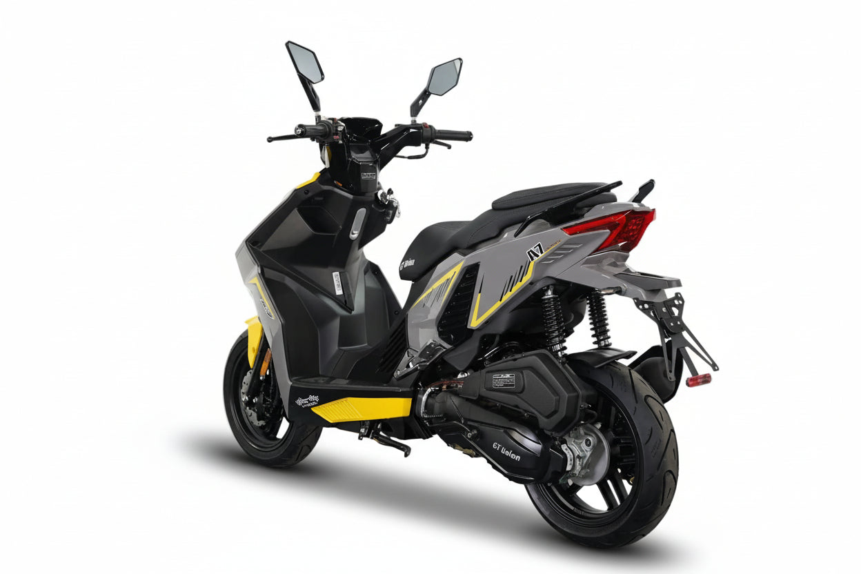 Unsere Neuheit nur bei GT Union Matador A7 -  125 ccm Euro 5+ grau-gelb