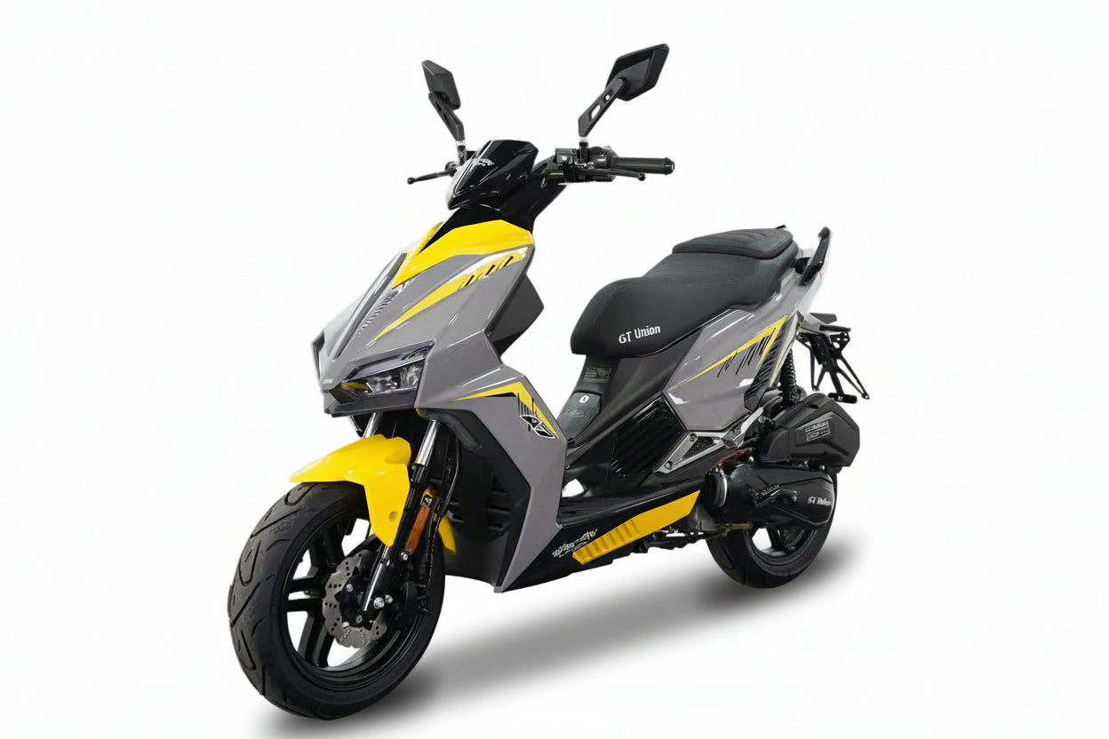 Unsere Neuheit nur bei GT Union Matador A7 -  125 ccm Euro 5+ grau-gelb