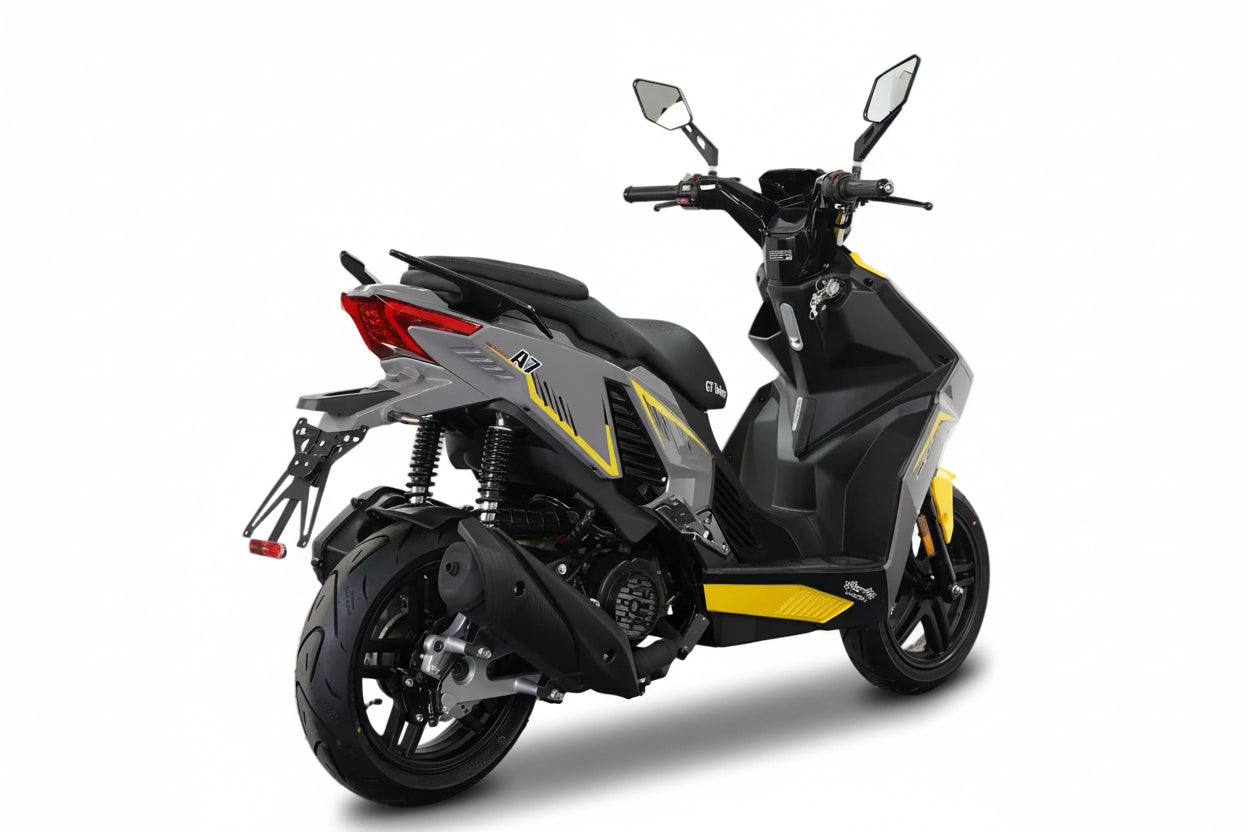 Unsere Neuheit nur bei GT Union Matador A7 -  125 ccm Euro 5+ grau-gelb