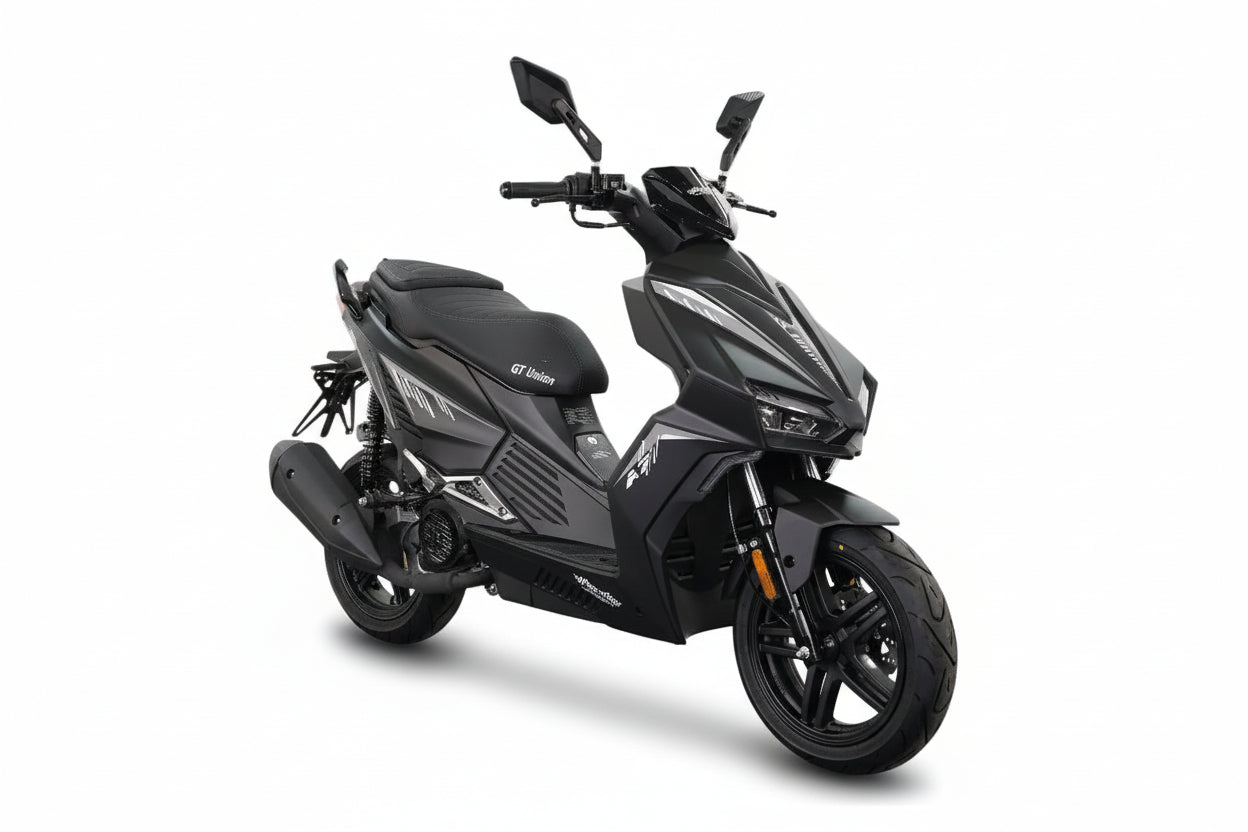 Unsere Neuheit nur bei GT Union Matador A7 -  125 ccm Euro 5+ mattschwarz