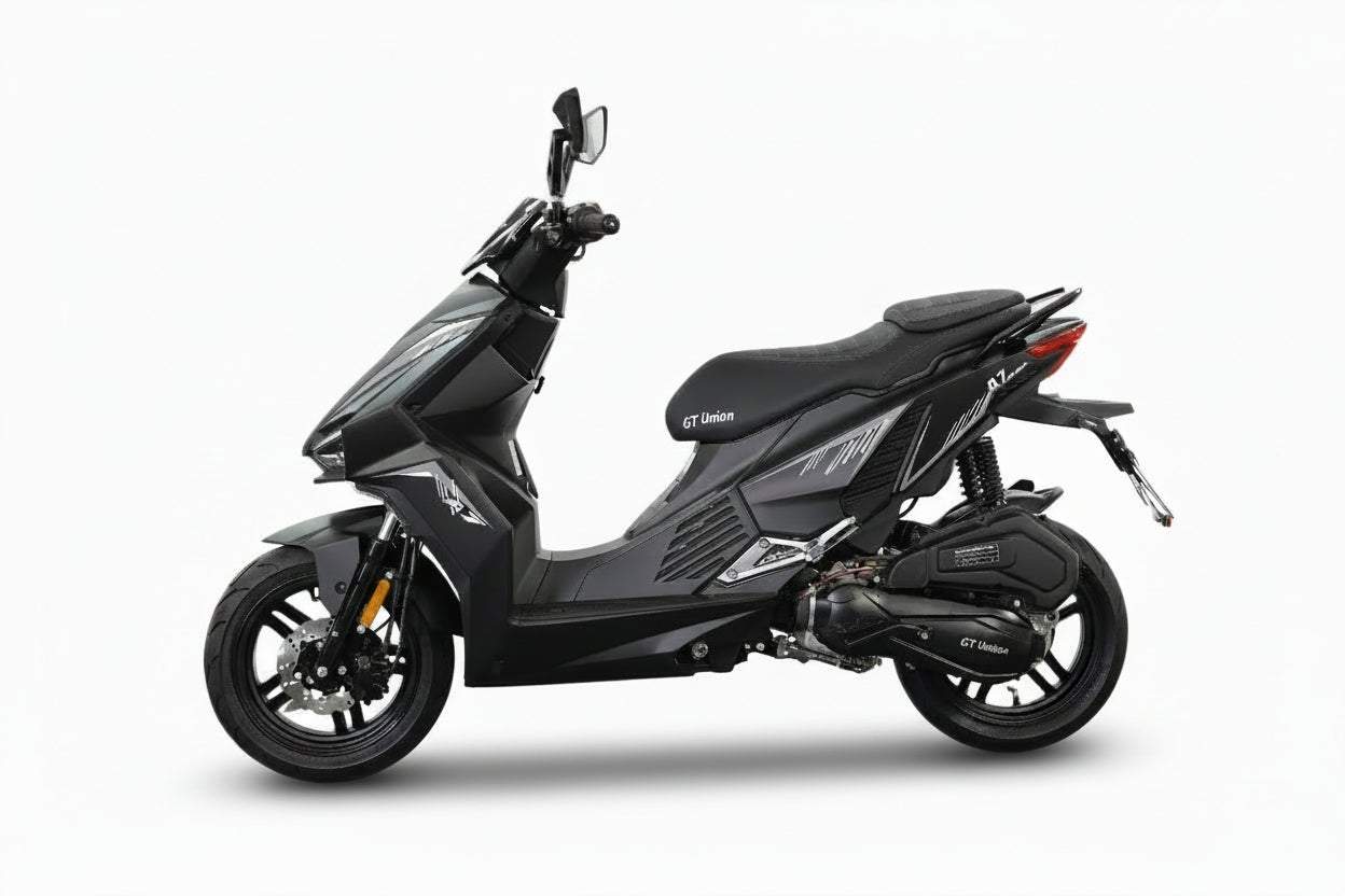 Unsere Neuheit nur bei GT Union Matador A7 -  125 ccm Euro 5+ mattschwarz