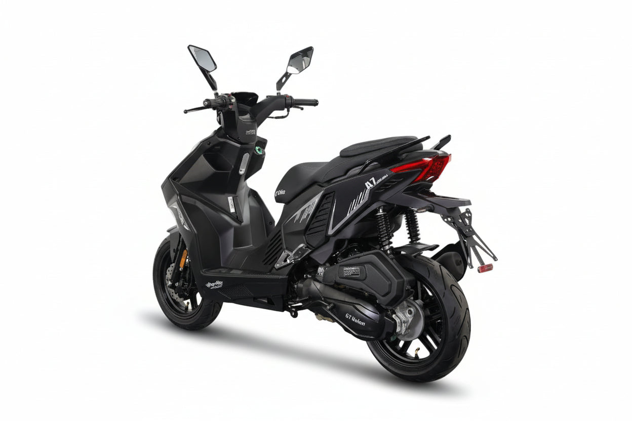 Unsere Neuheit nur bei GT Union Matador A7 -  125 ccm Euro 5+ mattschwarz