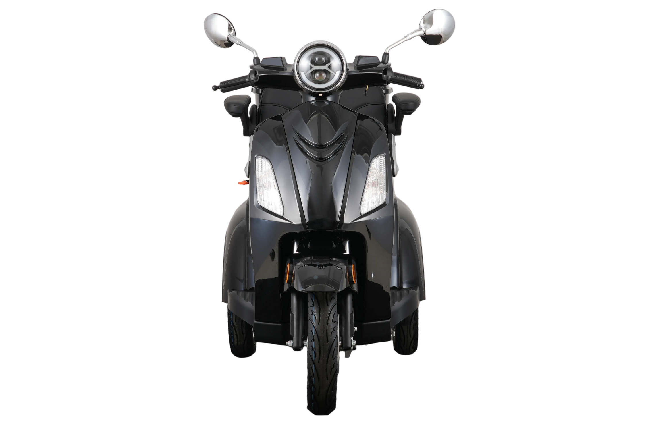 Seniorenmobil AM E-Trike Pro  -  schwarz mit Hardkoffer