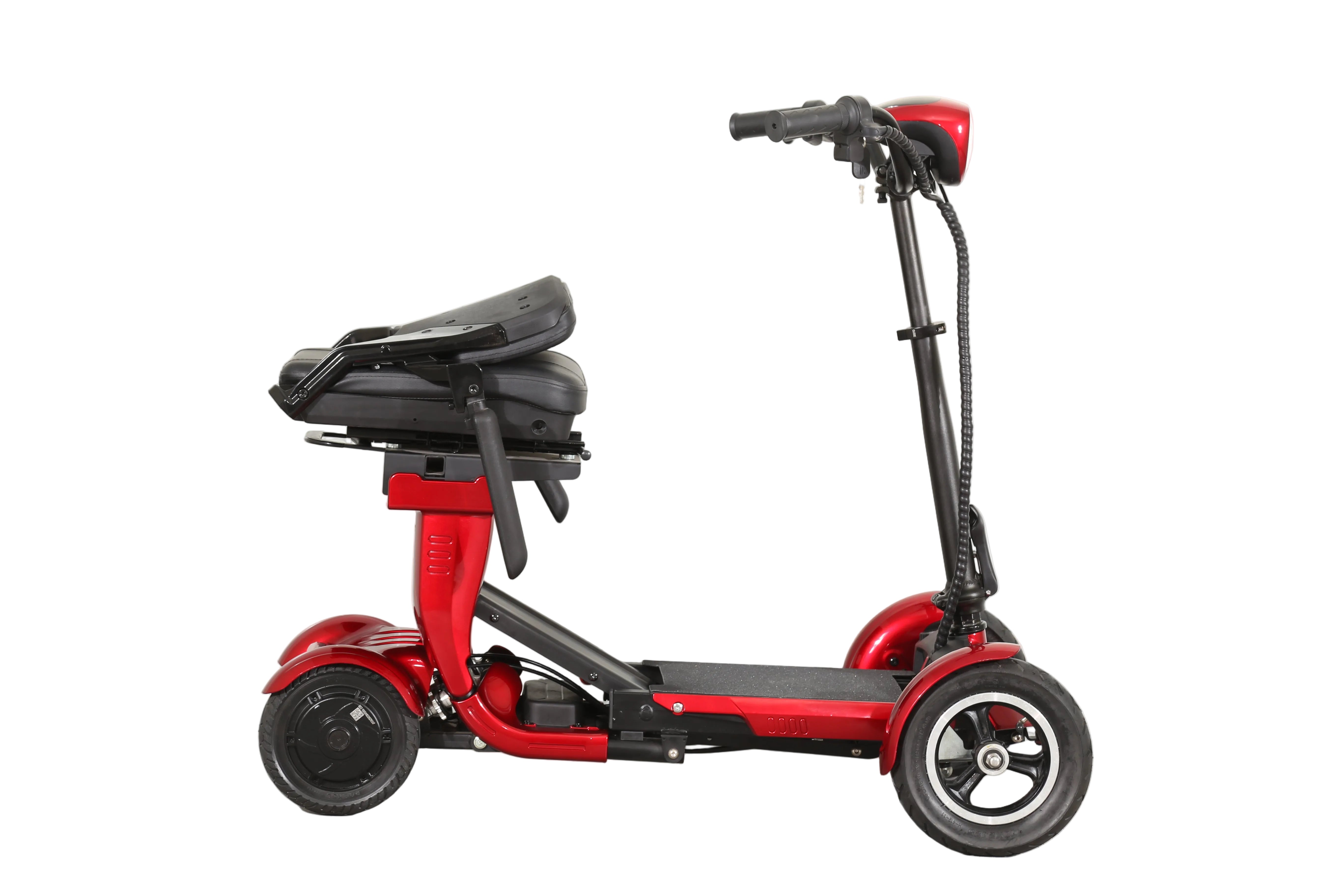 Seniorenmobil AM Klapp Quad 400 Li Ion Akku, 6 km/h mit 3 Gängen - klappbar - rot