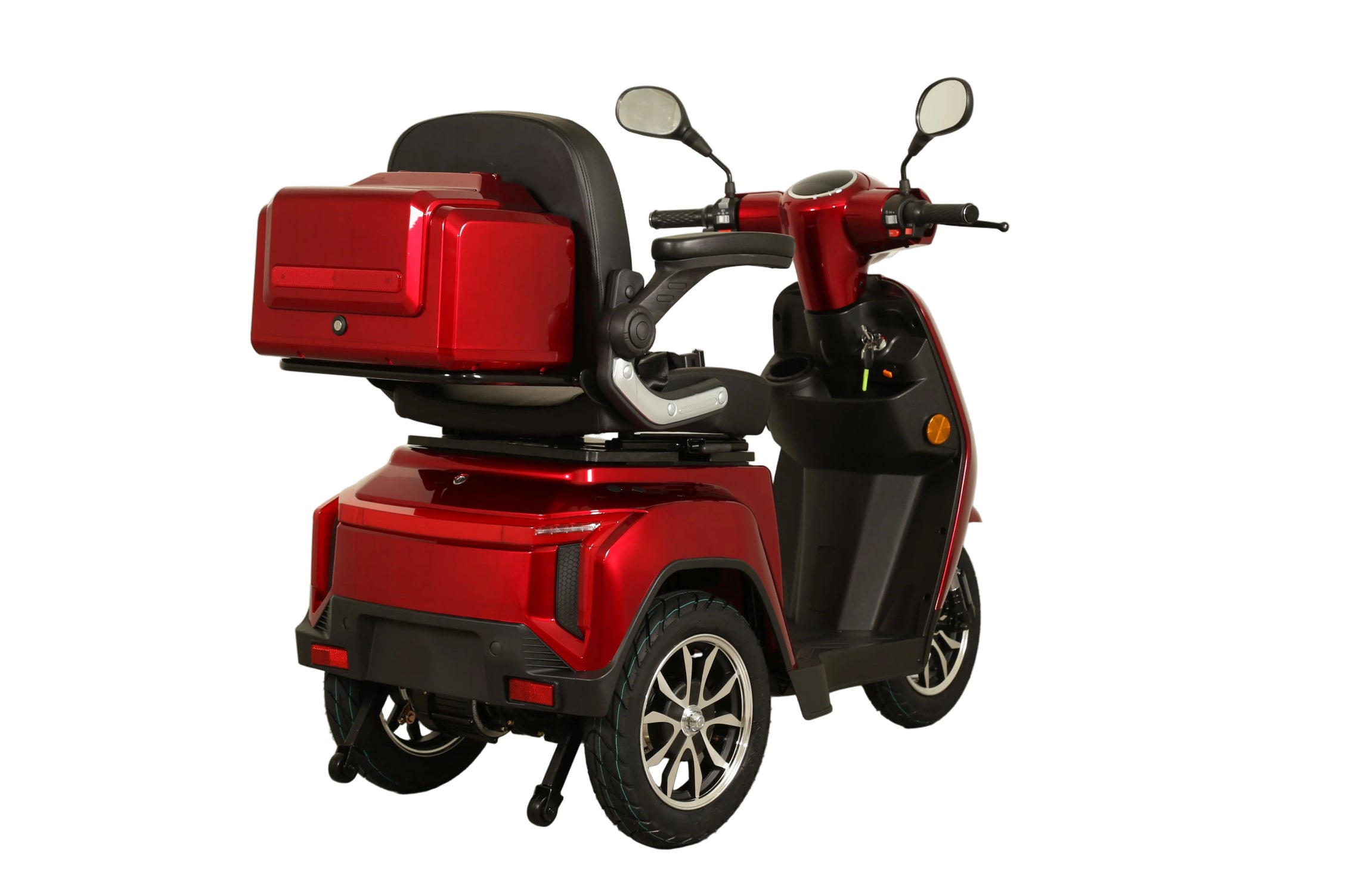 Seniorenmobil AM E-Rider 1000, 25 km/h -  rot mit Top Case