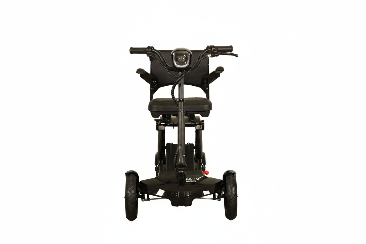 Seniorenmobil AM Klapp Quad 400 Li Ion Akku, 6 km/h mit 3 Gängen - klappbar - schwarz