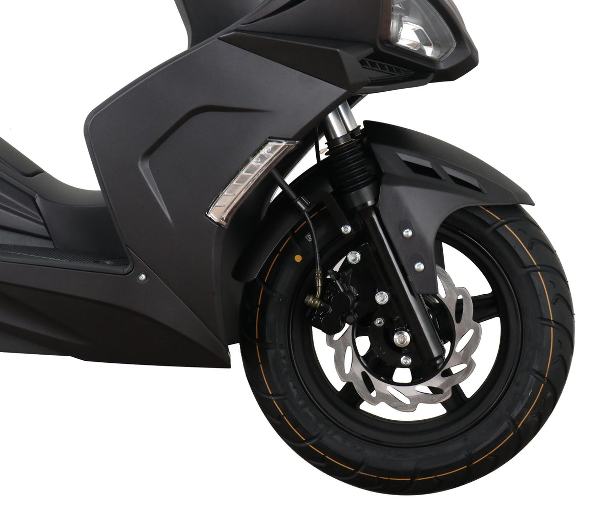 Striker-125 ccm Euro 5+ mattschwarz