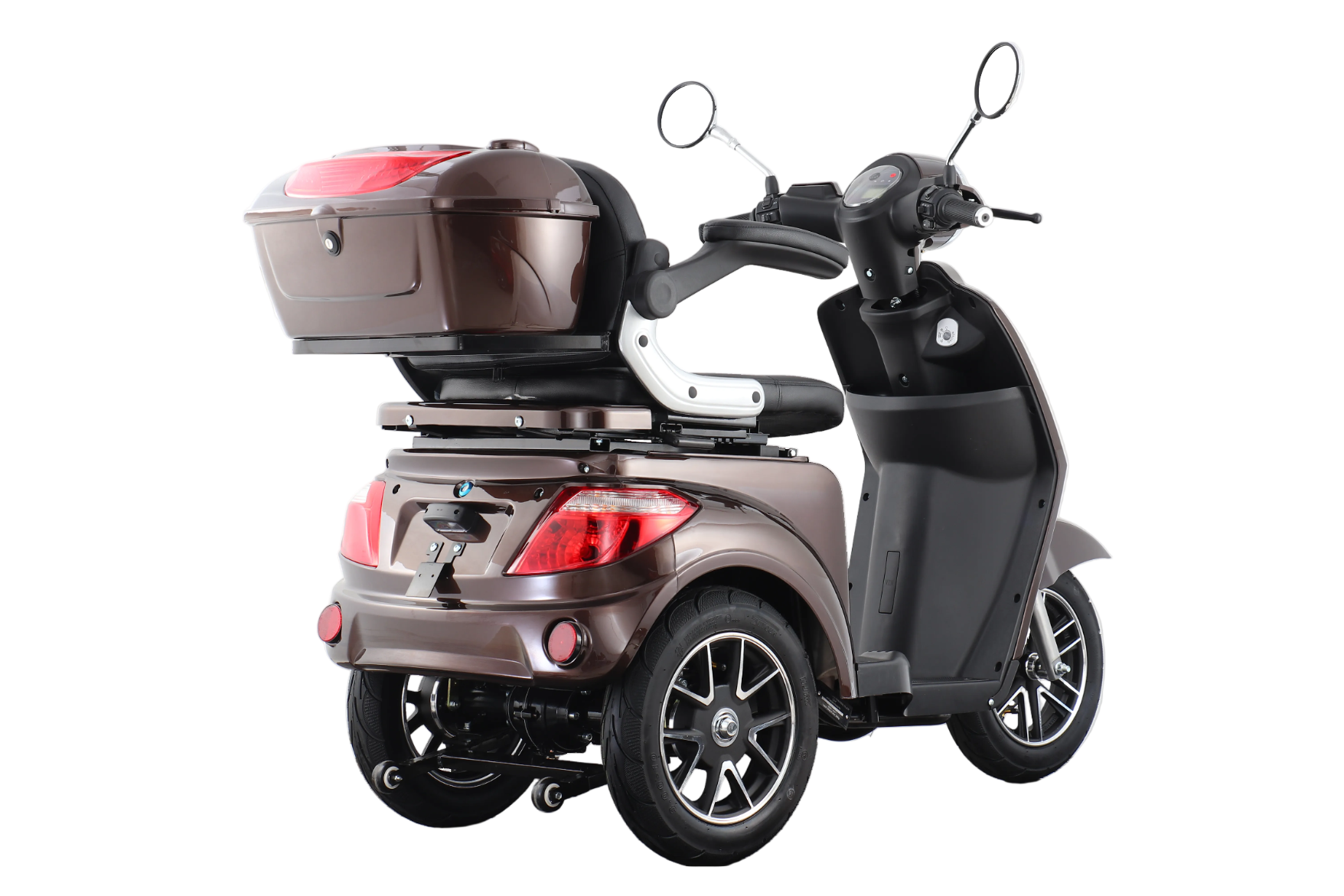 Seniorenmobil AM E-Trike Pro  -  braun mit Hardkoffer