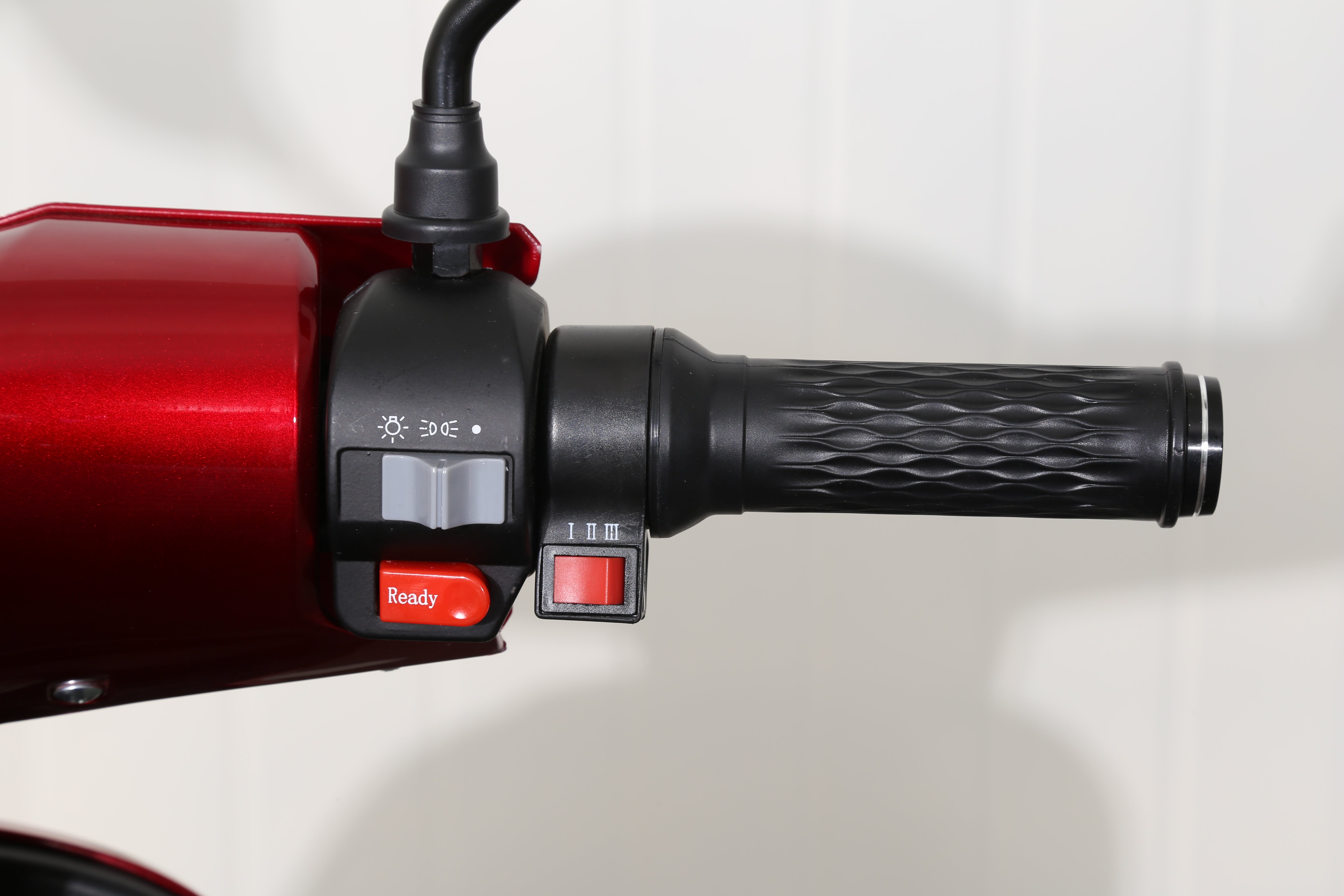 Seniorenmobil AM E-Rider 1000, 25 km/h -  rot mit Top Case
