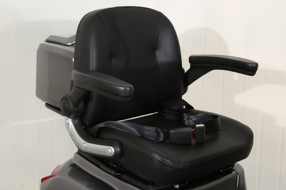 Seniorenmobil AM E-Rider 1000, 25 km/h -  grau mit Top Case