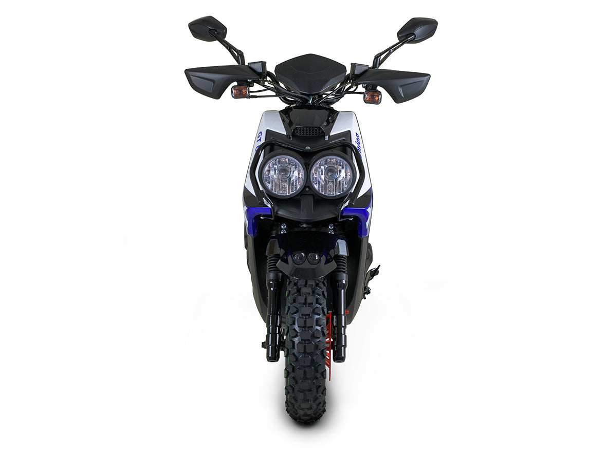 PX55 Cross Concept - 50ccm Euro 5 blau-weiß ab Ende August 2026 wieder verfügbar