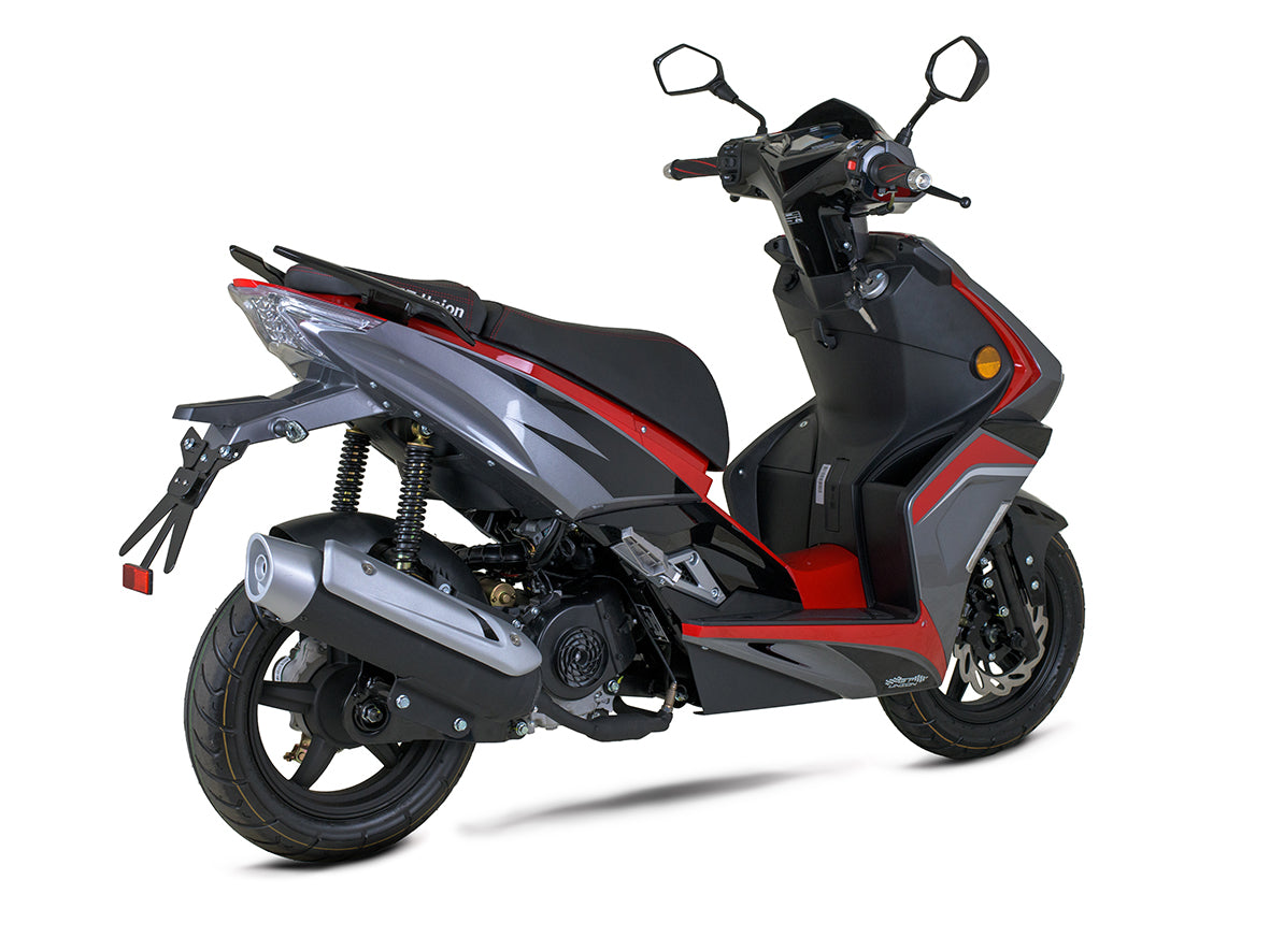 Striker - 50 ccm Euro 5 schwarz-rot - Heute bestellen, Vorfreude sichern - Lieferung startet am 24.08.2026