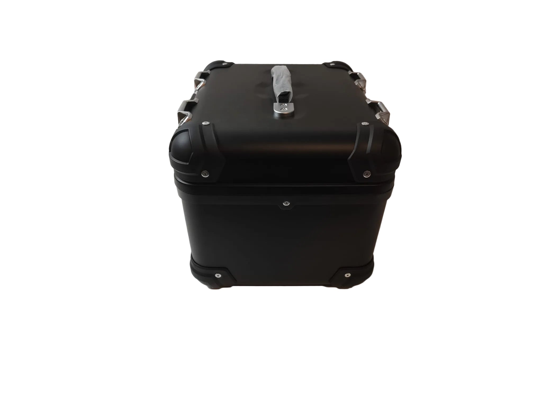 Top Case universal 30 Liter schwarz - Alu Optik - ABS Kunststoff - Rückenpolster