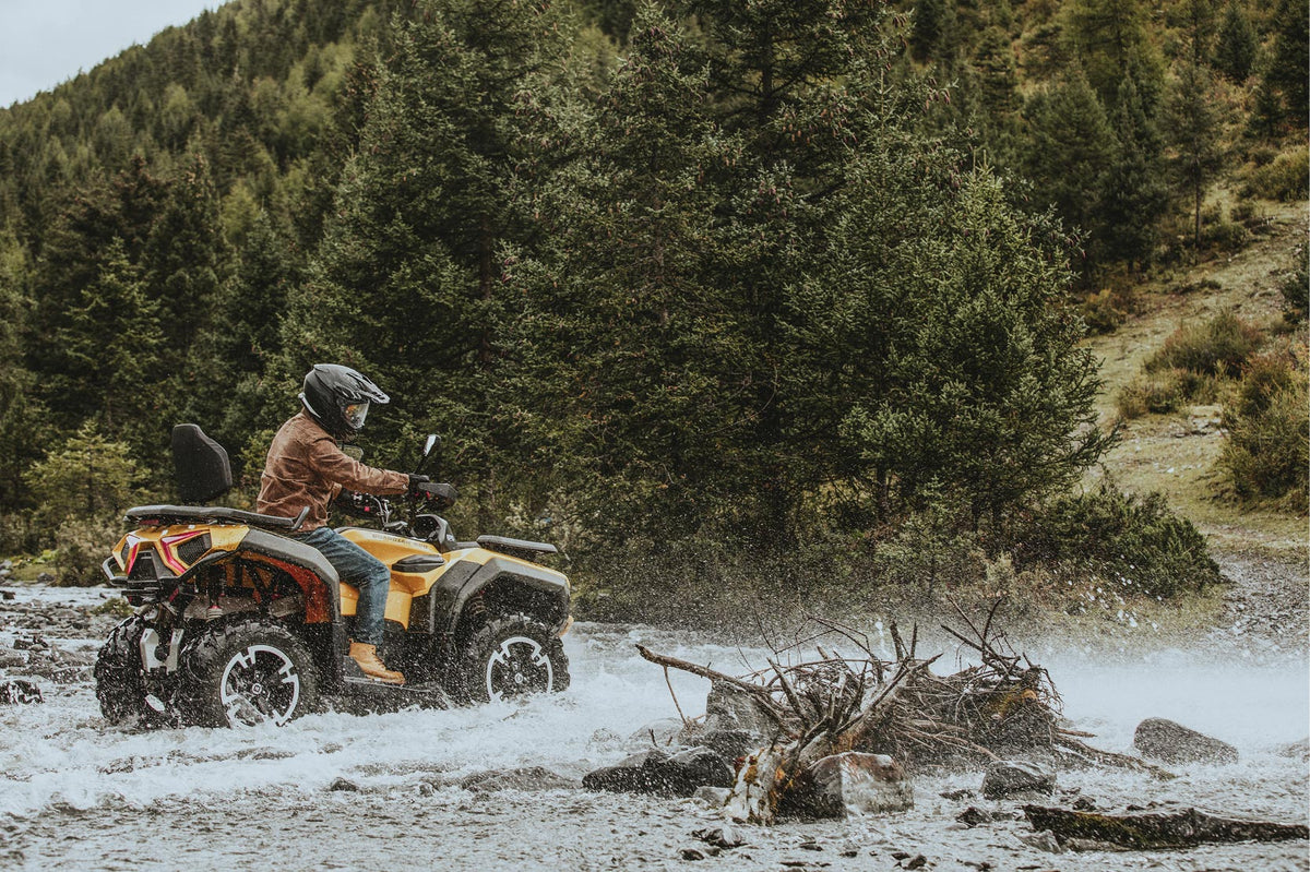 Hisun - ATV Guardian 550 36,7 PS 550ccm - waldcamouflage - Lenkerschutz, Gepäckträger vorne & hinten, Rückenlehne & Servolenkung