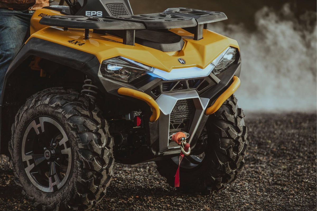 Hisun - ATV Guardian 400 31 PS 400ccm - schwarz - Lenkerschutz, Gepäckträger vorne & hinten